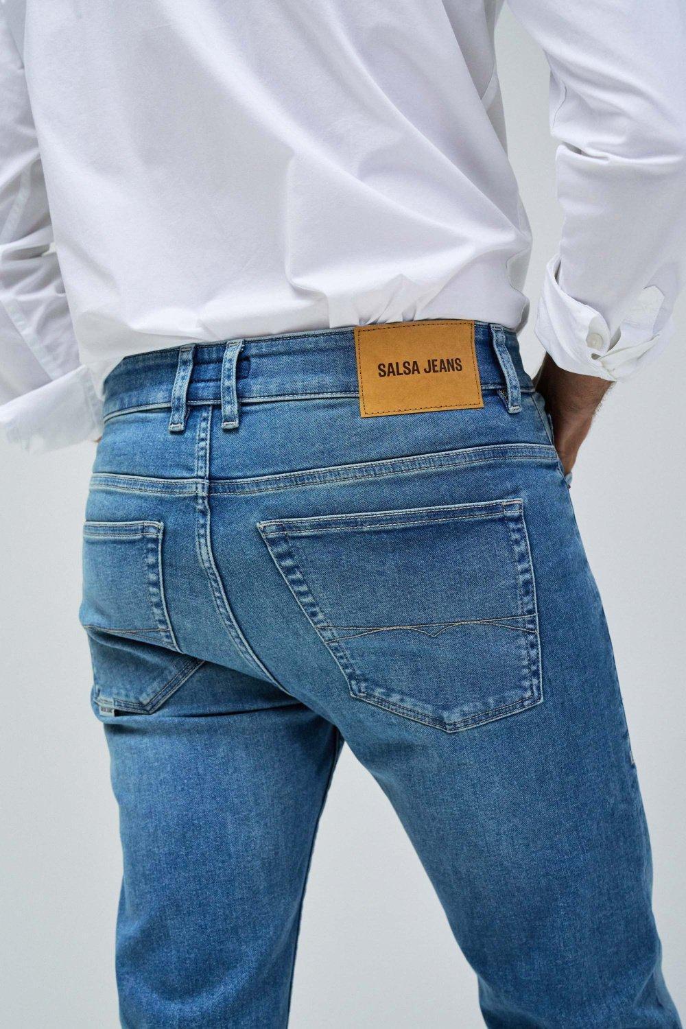 Blue Jeans S-Active Slim Fit With Rips, , large image number 4