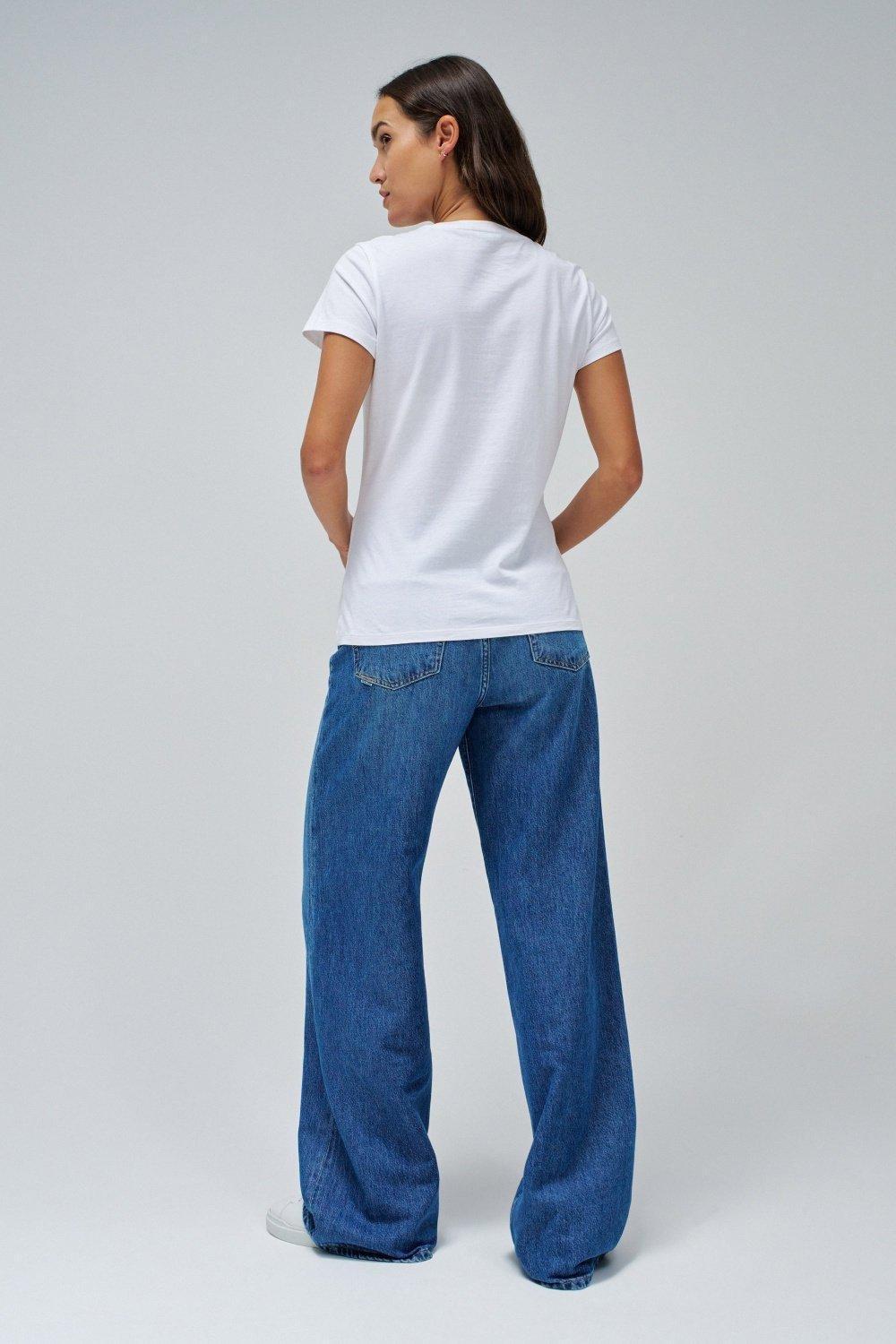 T-Shirt With Branding, White, large image number 3