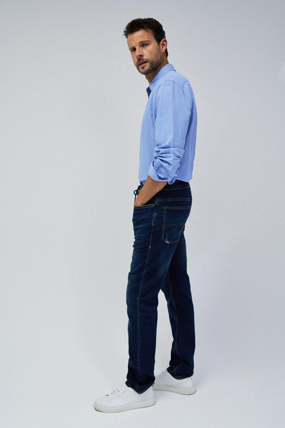 Blue Low Waist Jogger, , large image number 2