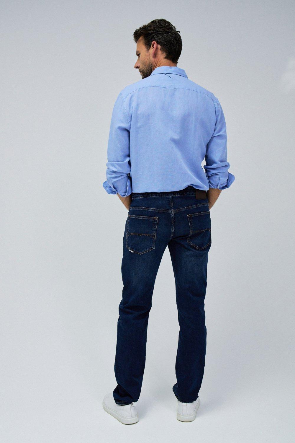 Blue Low Waist Jogger, , large image number 4
