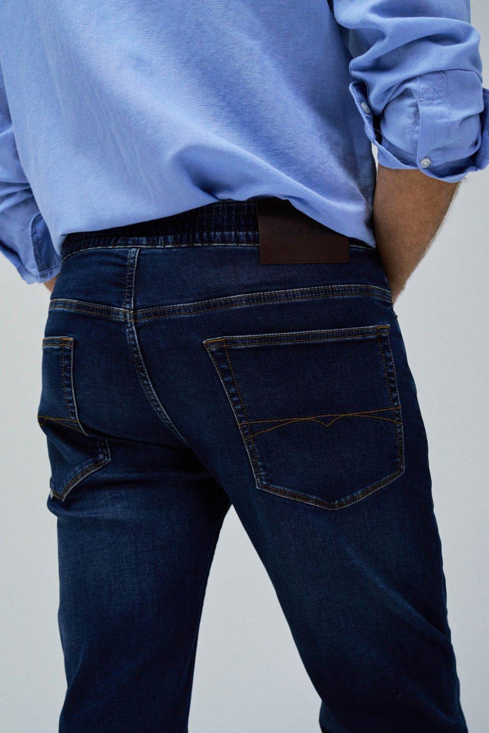 Low Waist Joggers, Navy, large image number 6