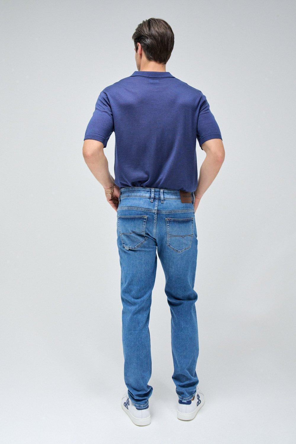 Blue Ripped Jeans, , large image number 3