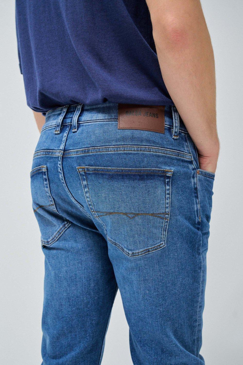 Blue Ripped Jeans, , large image number 4