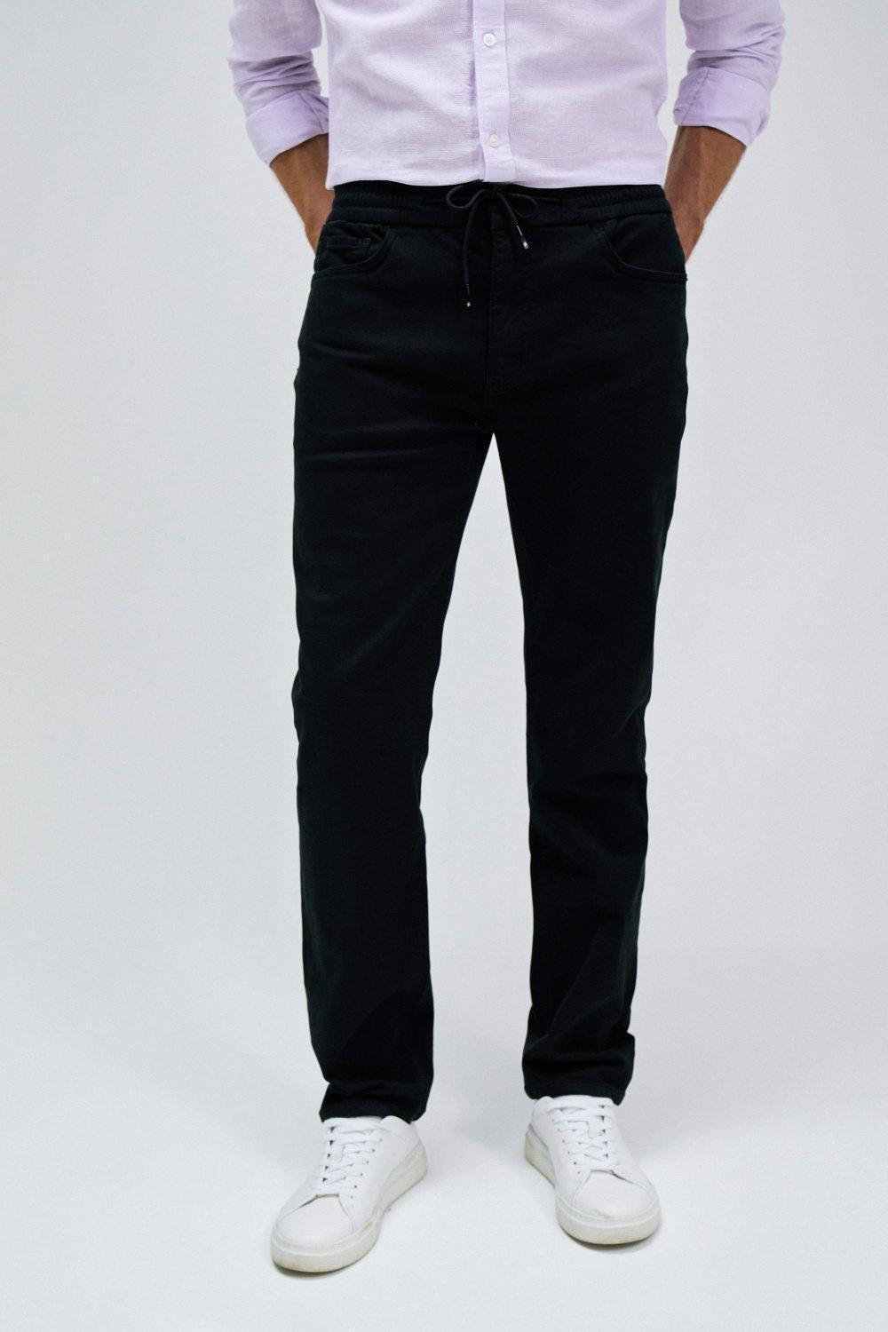 Black Low Waist Jogger, , medium