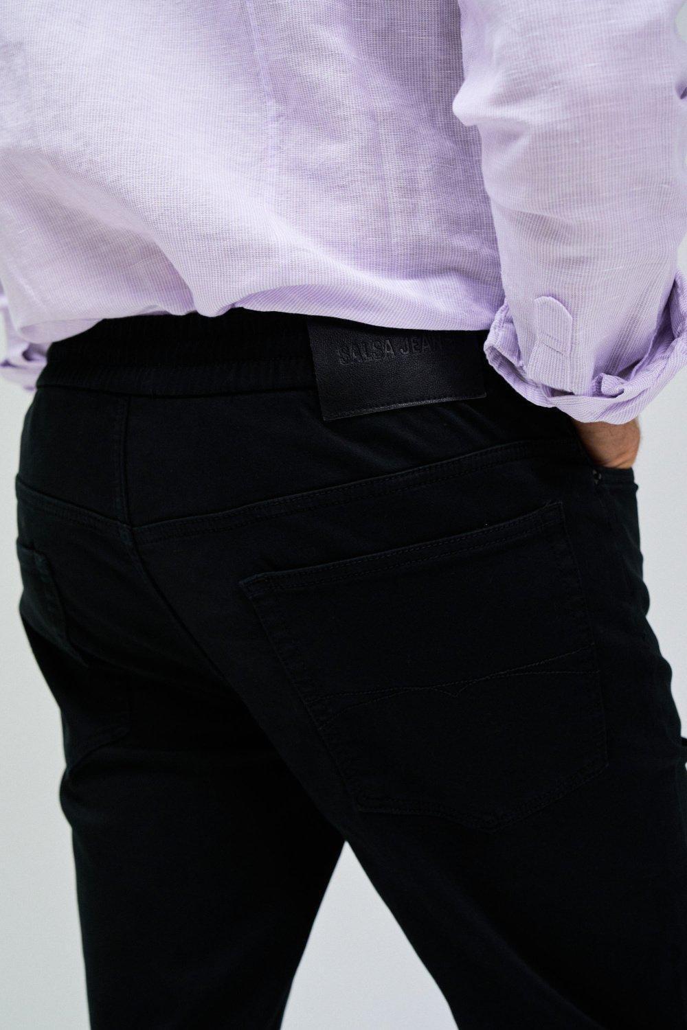 Black Low Waist Jogger, , large image number 4