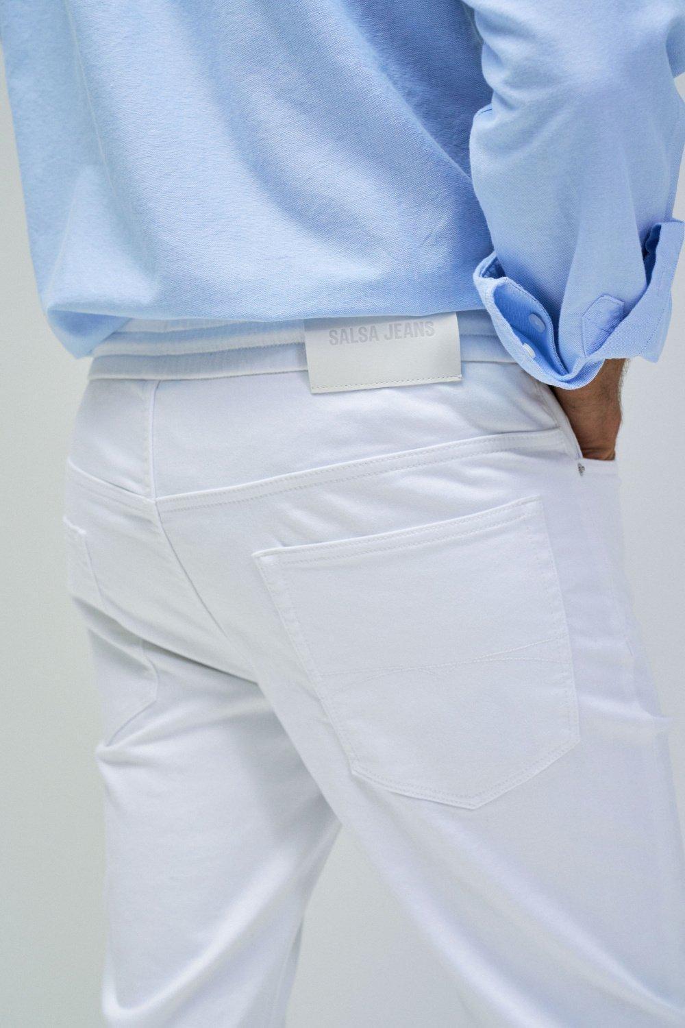 White Low Waist Jogger, , large image number 4