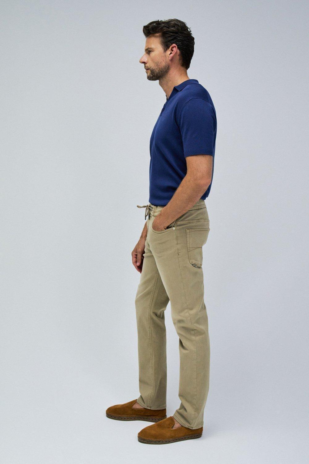 Beige Low Waist Jogger, , large image number 2