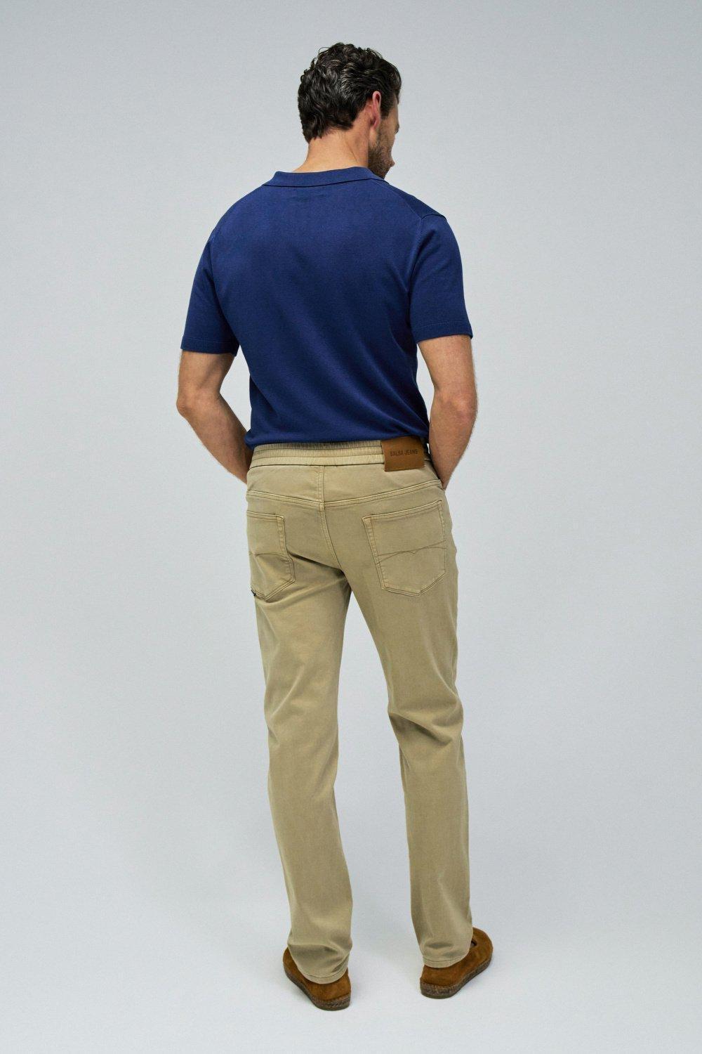 Beige Low Waist Jogger, , large image number 3