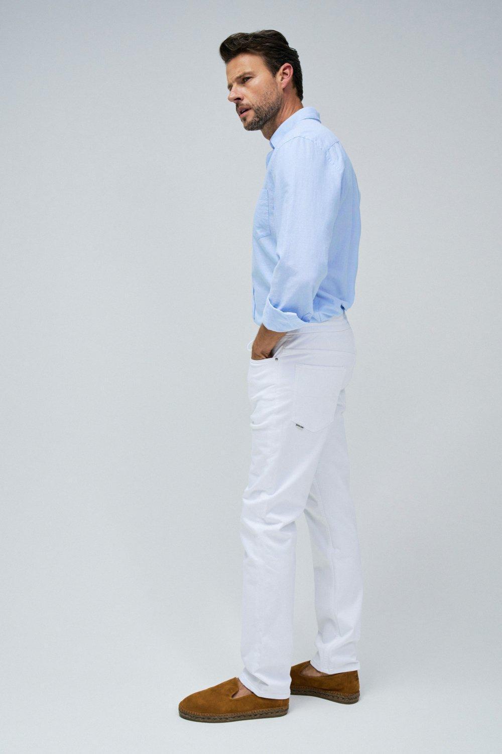 Joggers S-Activ Trousers, White, medium