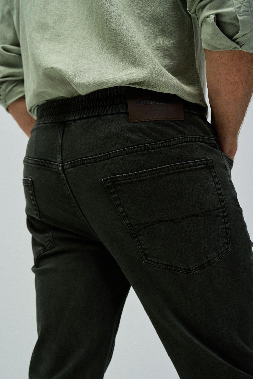 Low Waist Joggers, Green, large image number 4