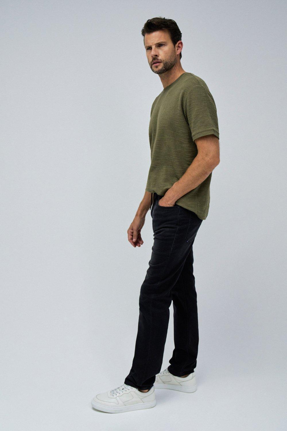 Black Low Waist Pants, , large image number 4