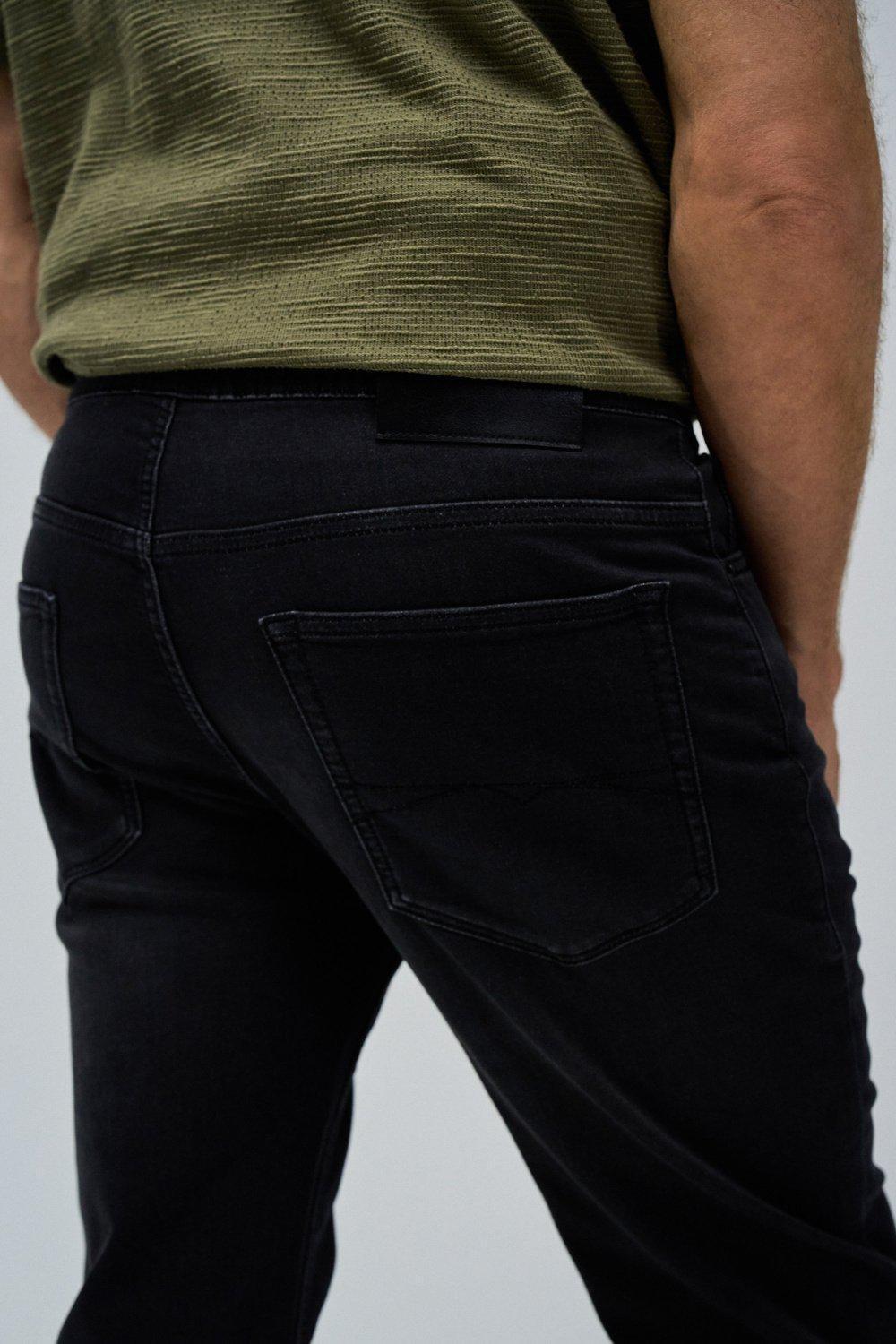 Black Low Waist Pants, , large image number 7