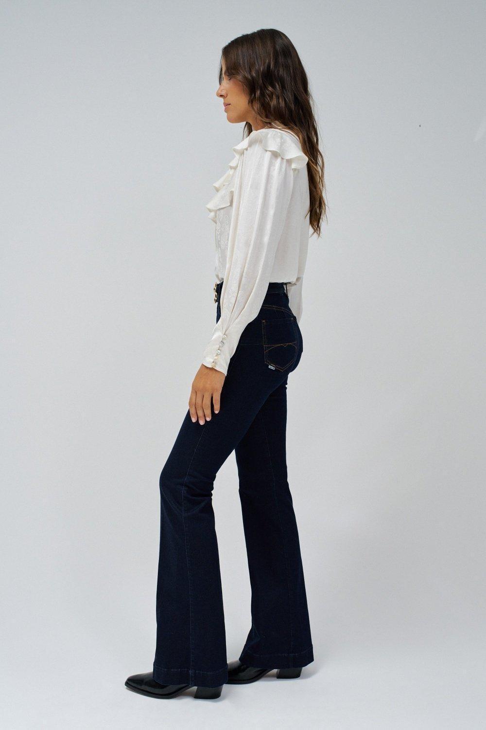 Ed Denim Flare, Dark Blue, large image number 2