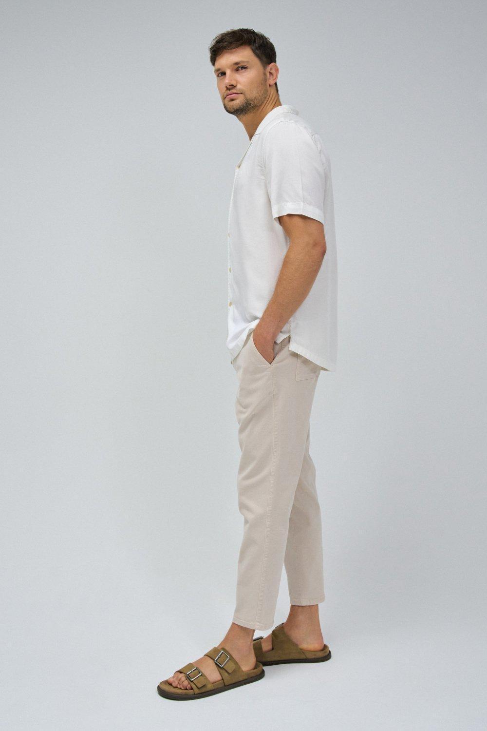 Casual Vacation Shirt, Pearl, medium