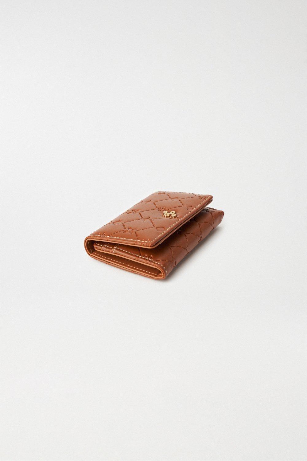Brown Logo Wallet, 2101_920, large image number 3