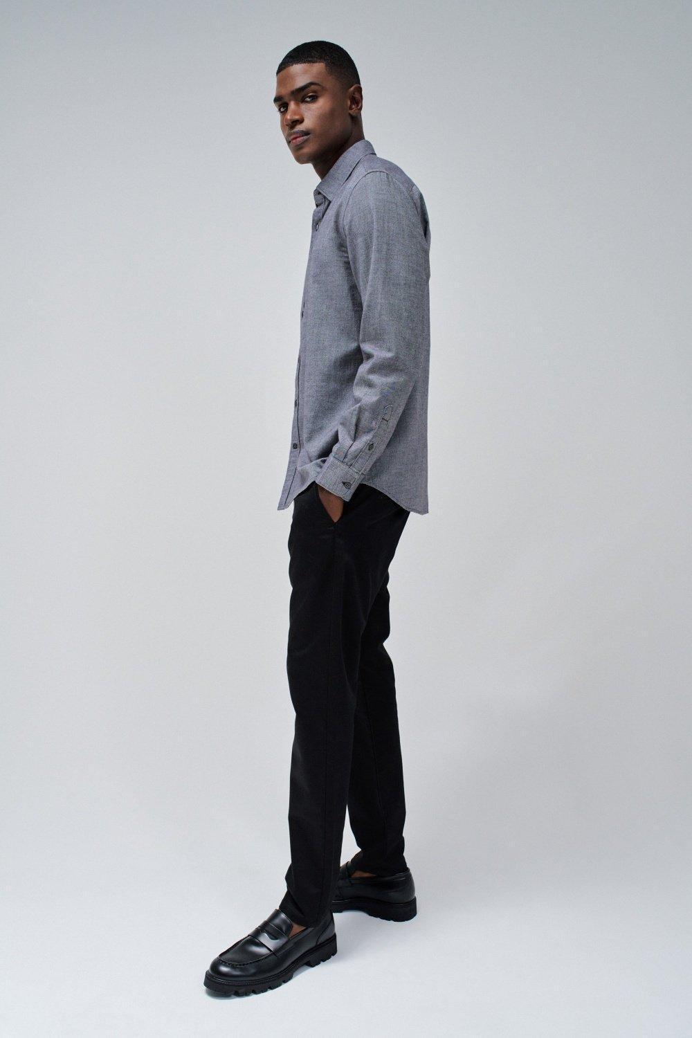 Grey Light Fabric Shirt, , large image number 2