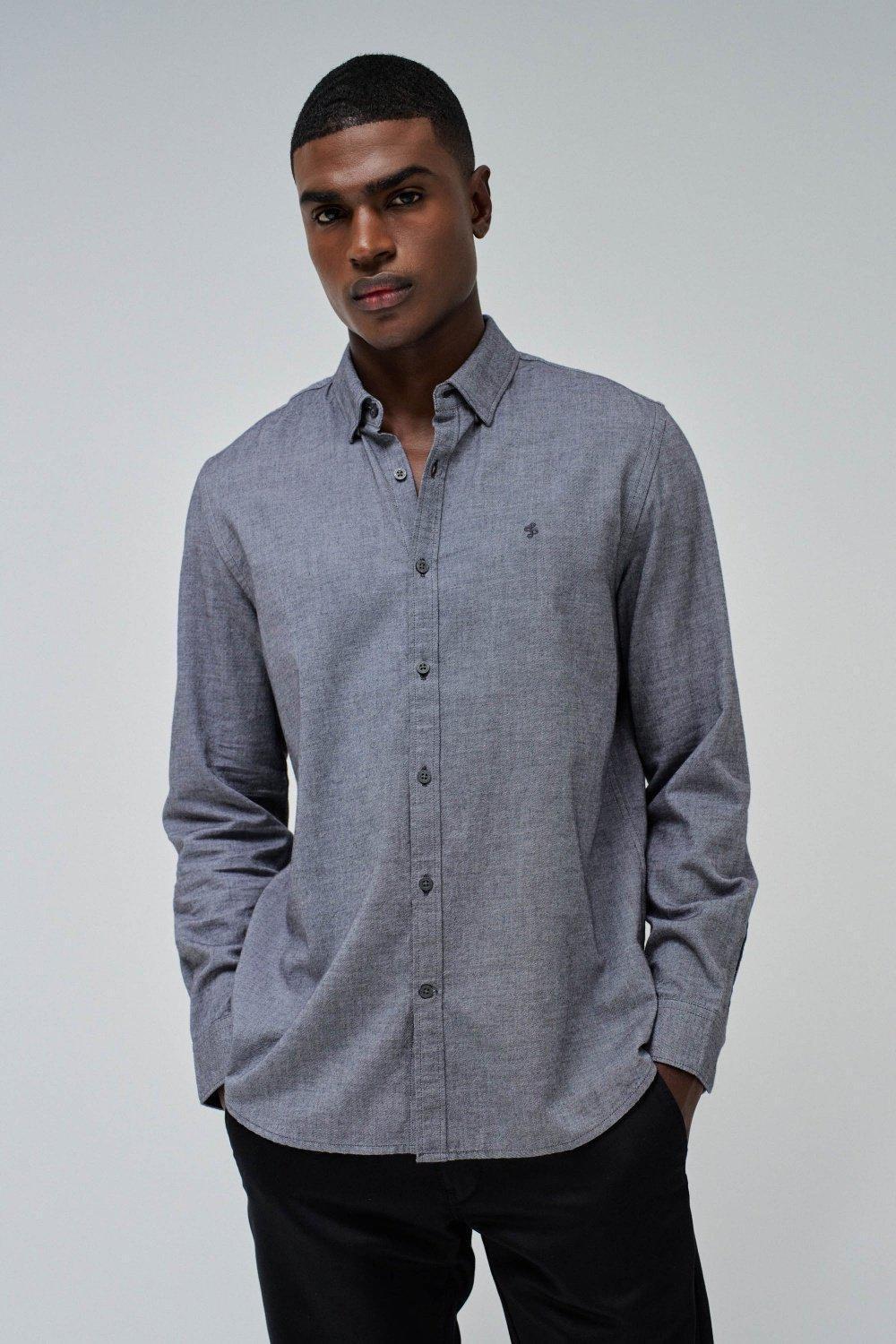 Light Fabric Shirt, Grey, large image number 0