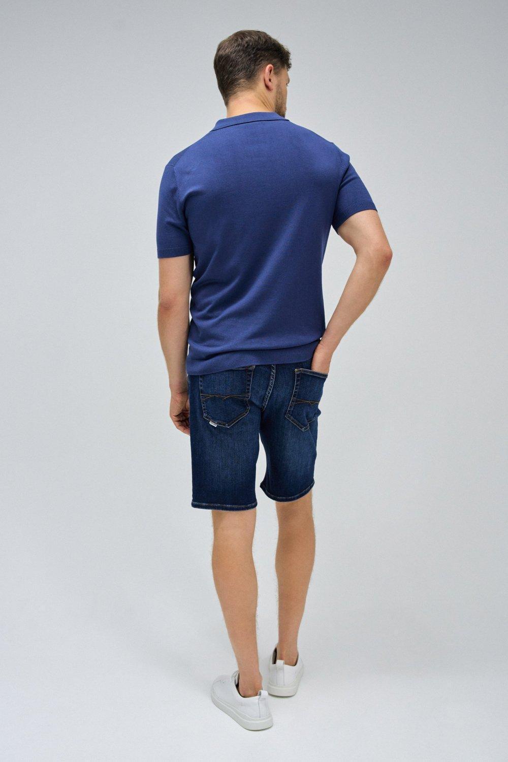 Regular Polo Shirt, Navy, large image number 3