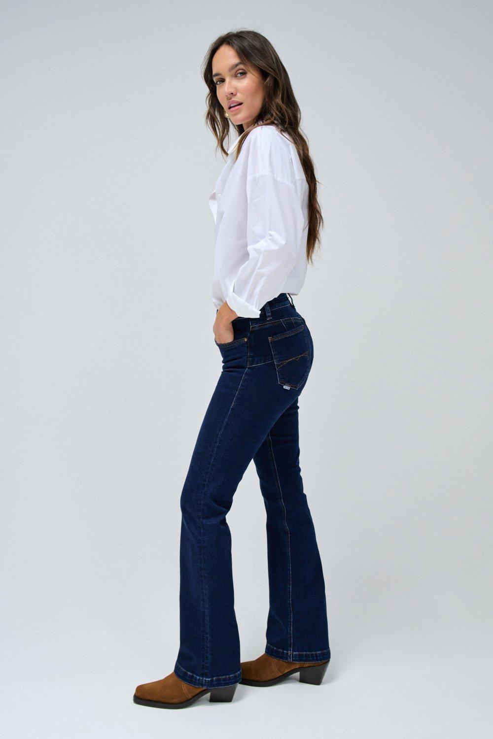 Destiny Boot Cut Medium Wash, Navy, large image number 2