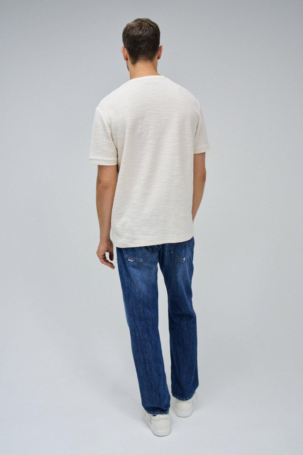 Black Textured T-Shirt, , large image number 3