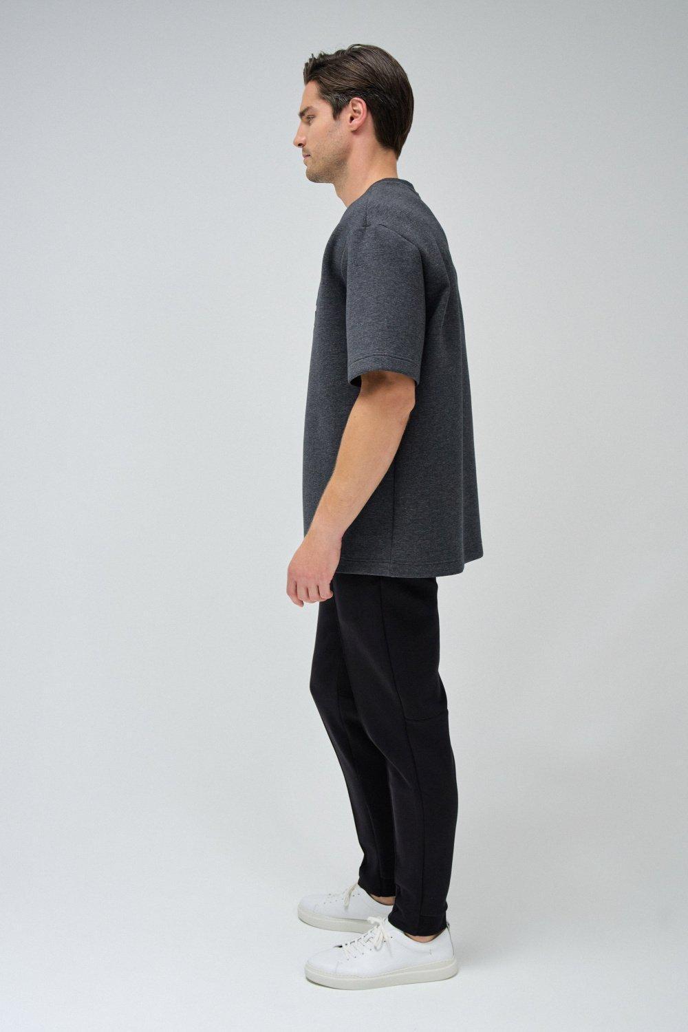 Graphic Print Oversized T-Shirt, Navy, large image number 2