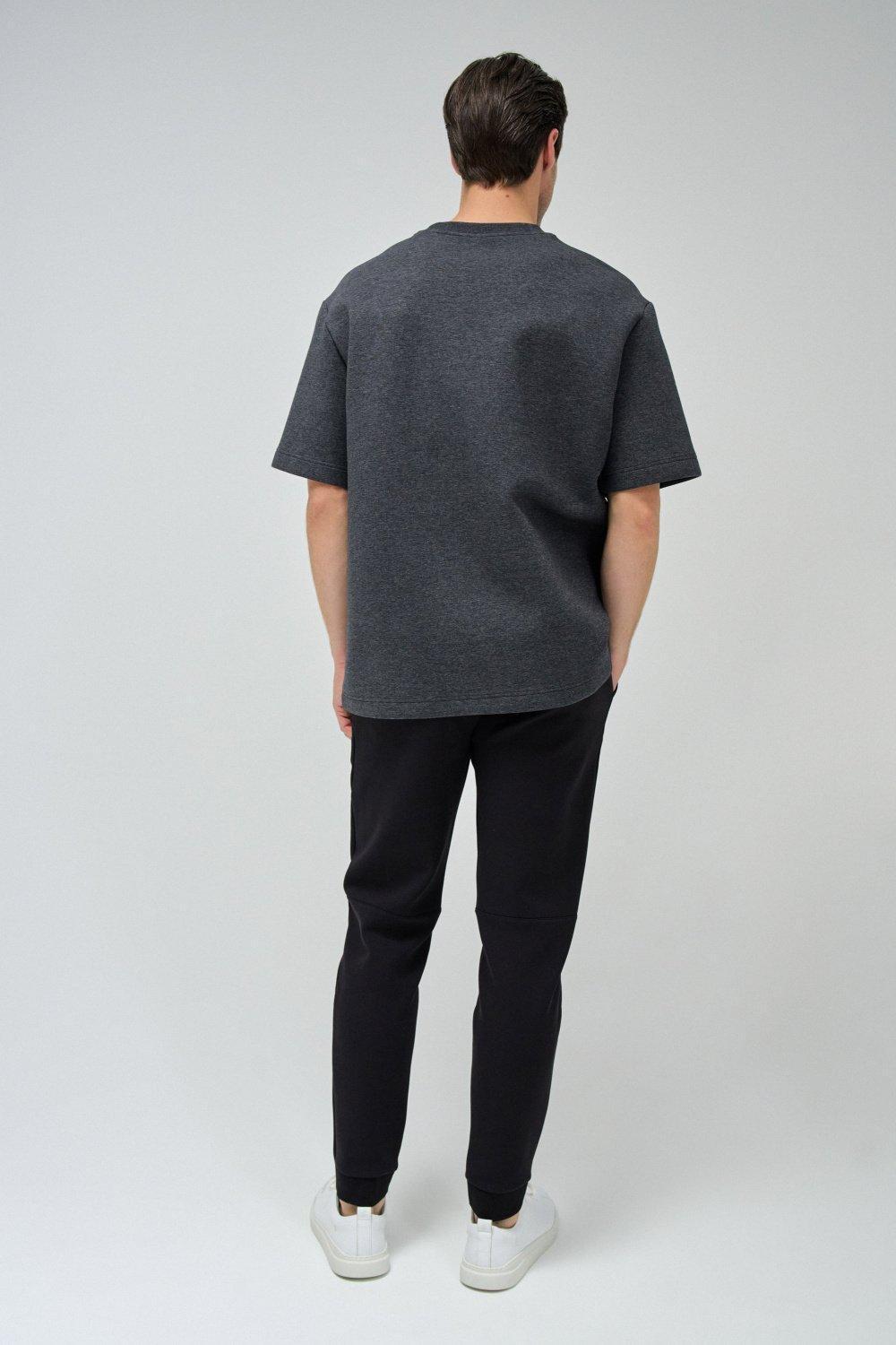 Graphic Print Oversized T-Shirt, Navy, large image number 3