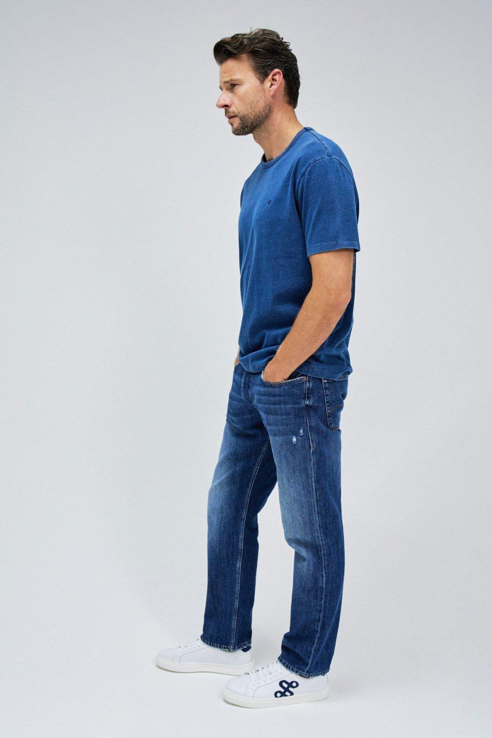 Printed T-Shirt, Navy, large image number 2