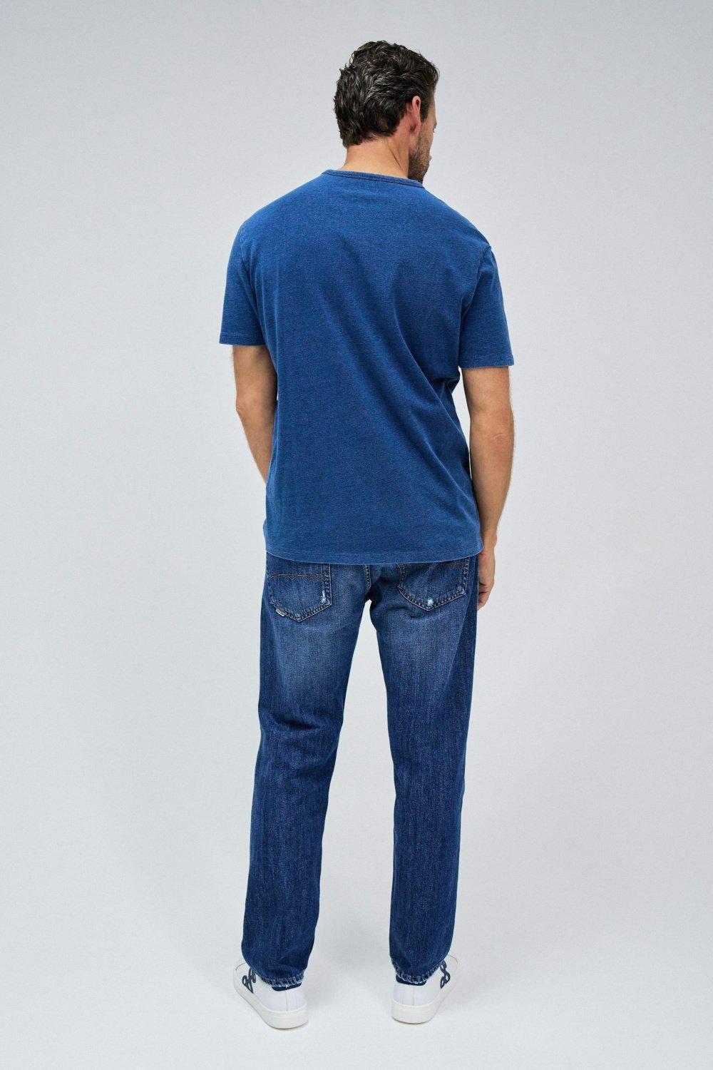 Printed T-Shirt, Navy, large image number 3