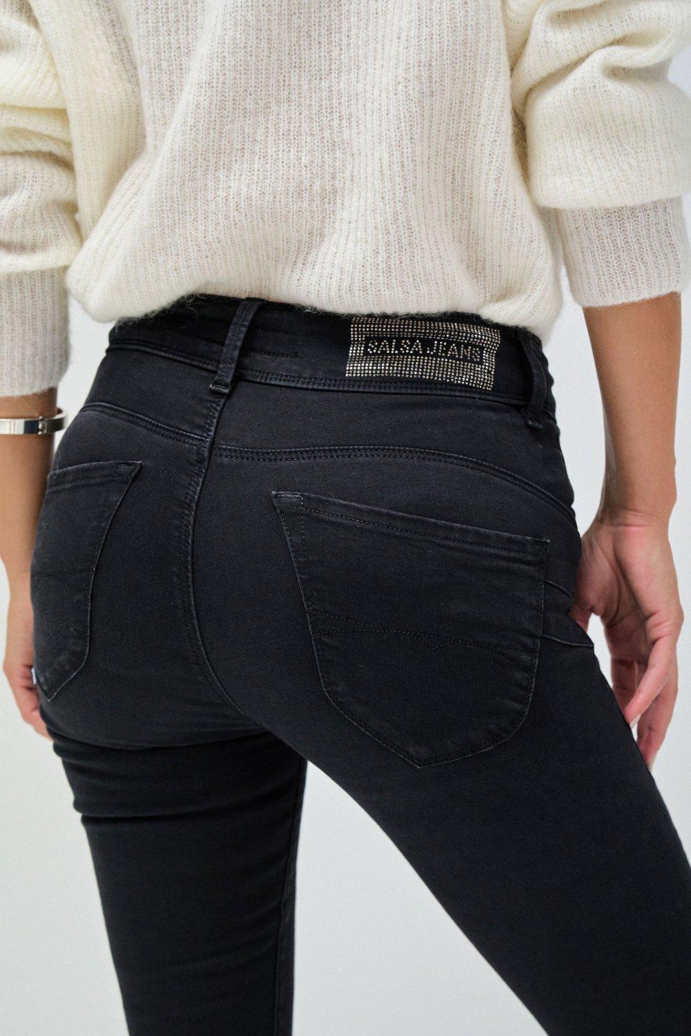 Jeans Secret Push In Soft Touch, Black, large image number 4