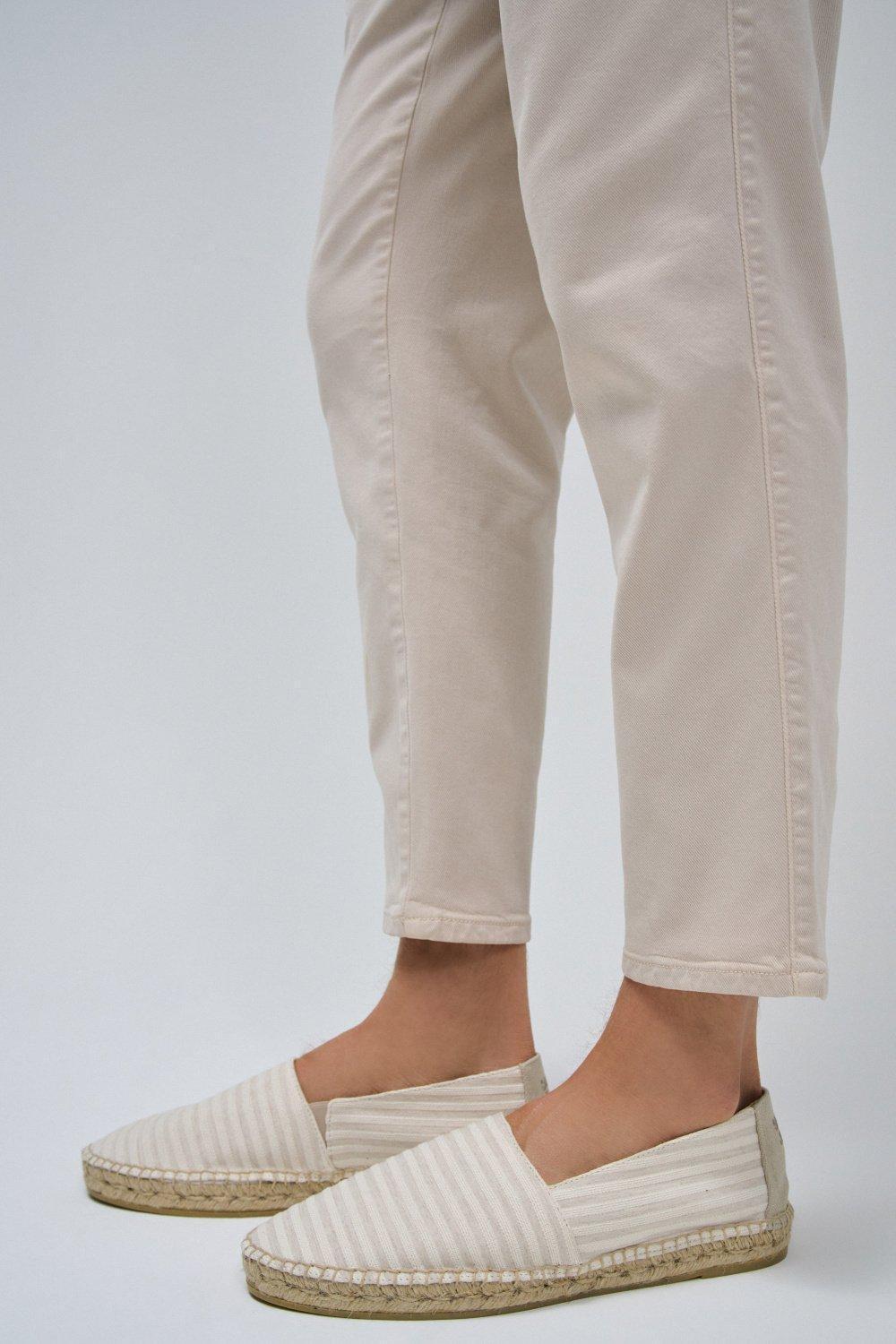 Beige Espadrilles With Stripes, , large image number 1
