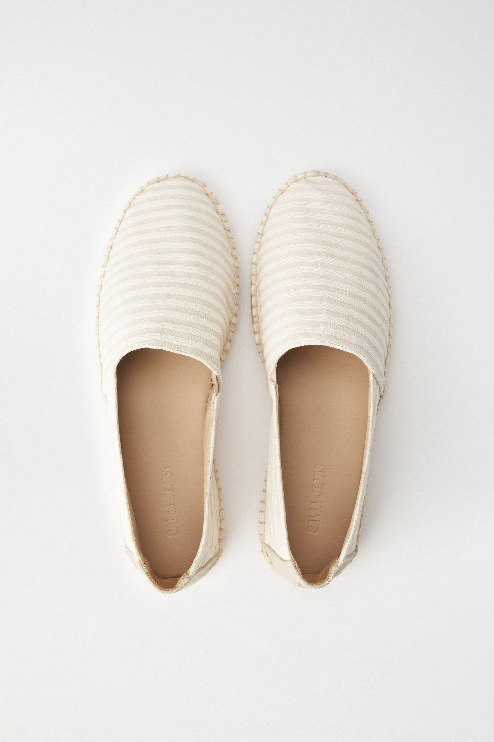 Beige Espadrilles With Stripes, , large image number 3