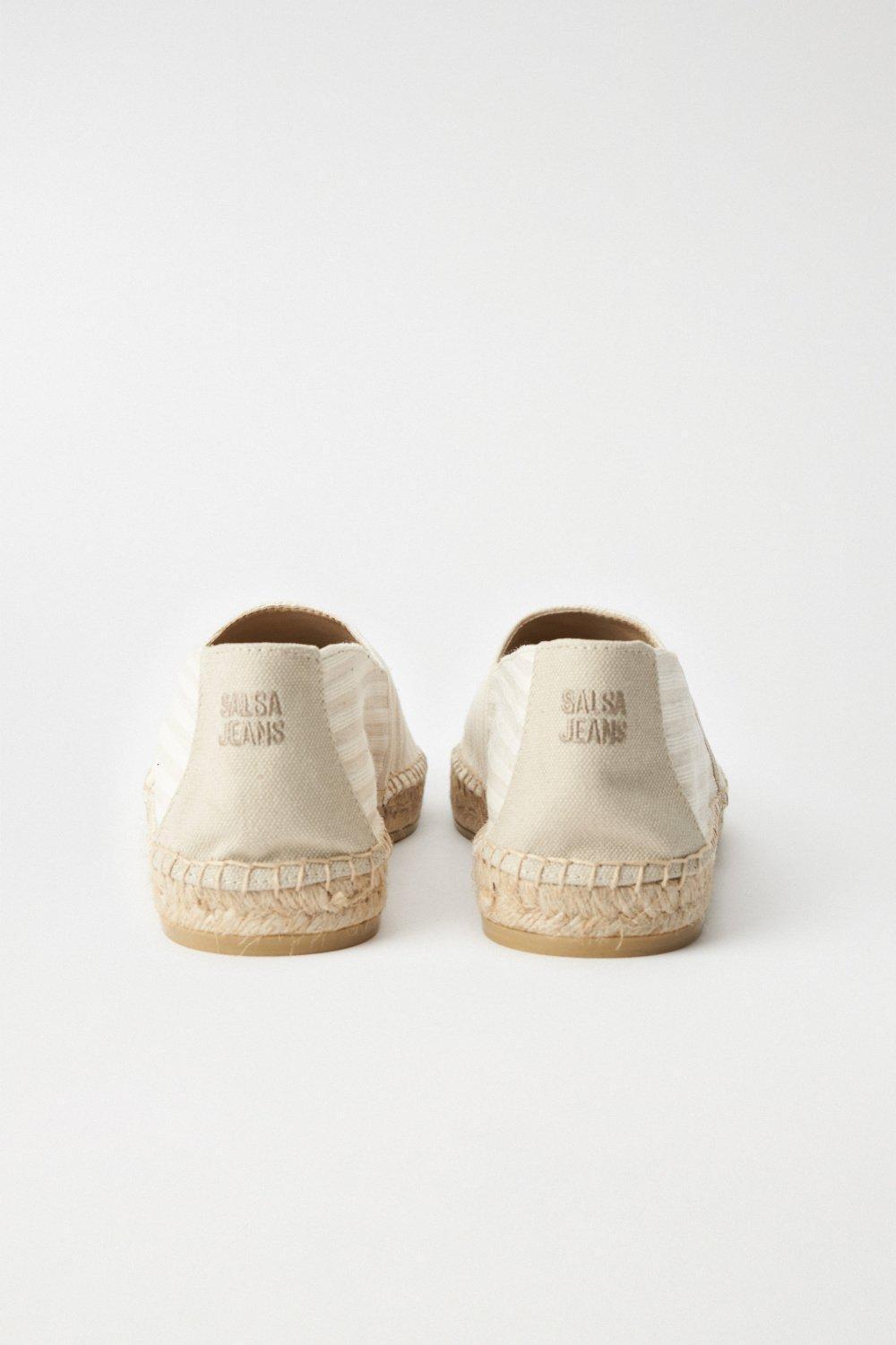 Beige Espadrilles With Stripes, , large image number 4