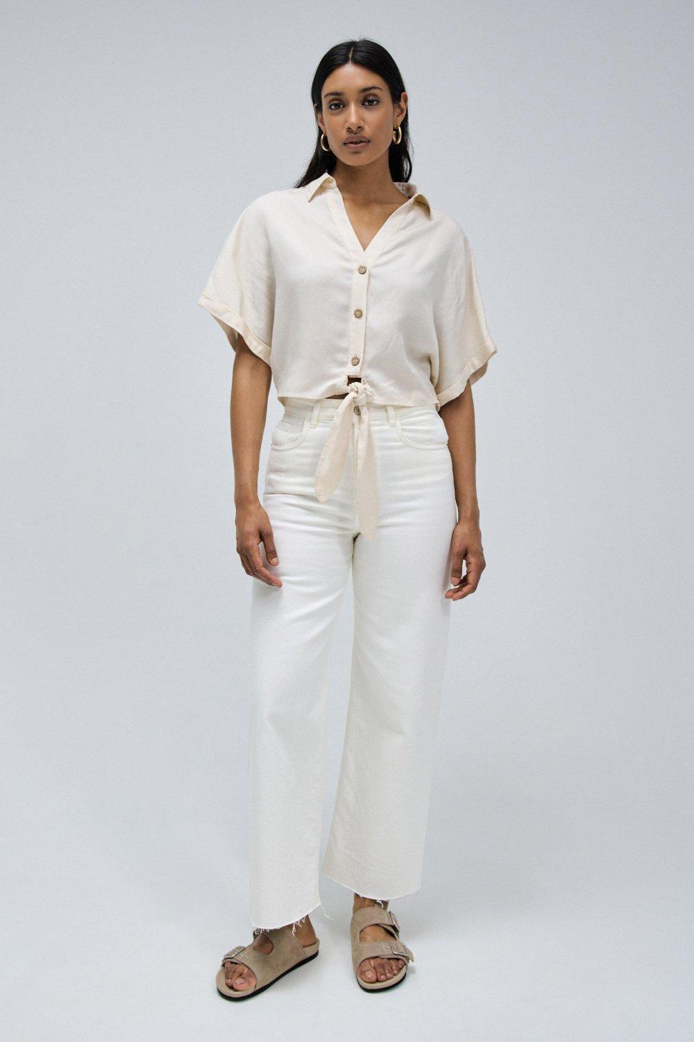 White Lightdenim Shirt, , large image number 1
