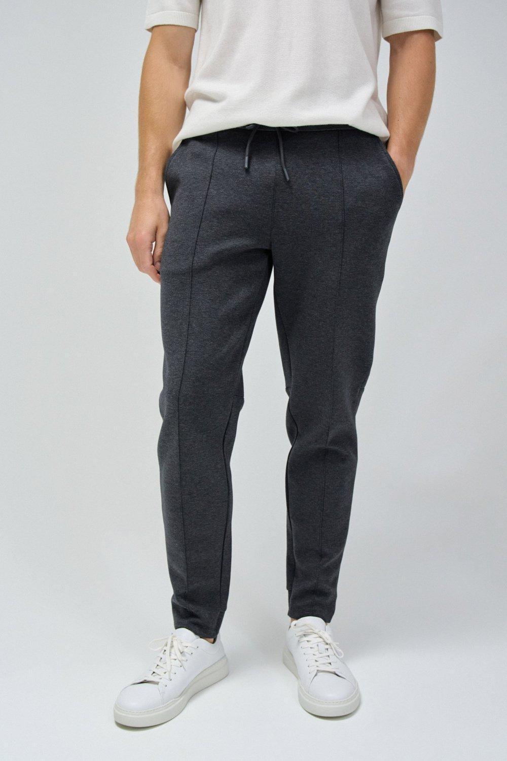 Fleece Joggers Pants, Grey, large image number 0