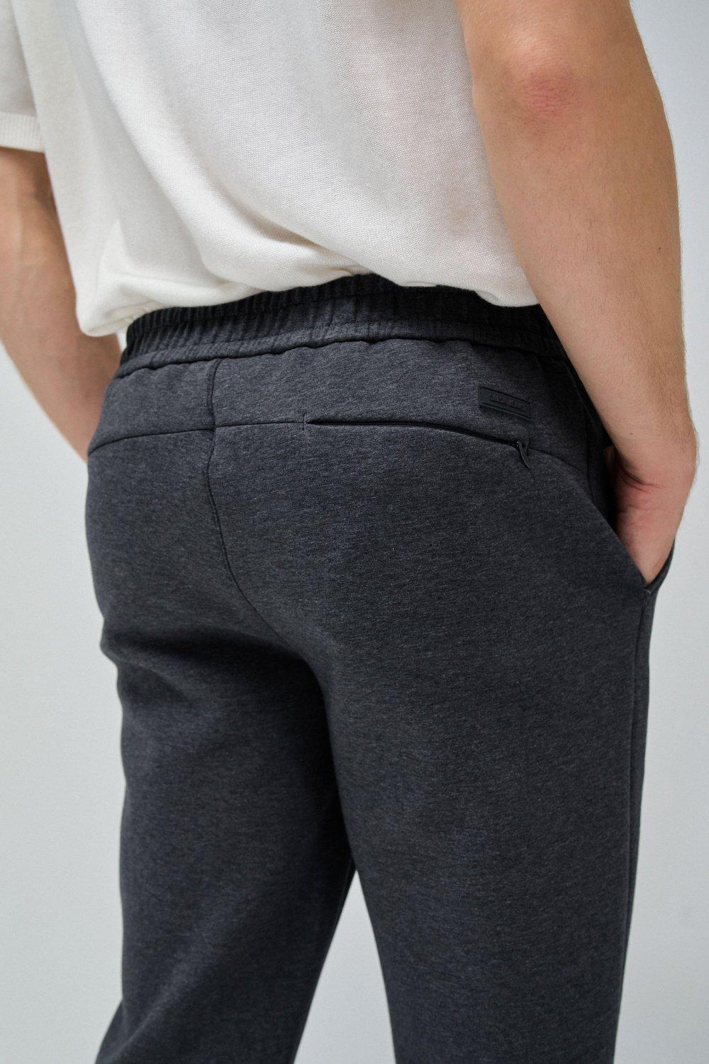 Fleece Joggers Pants, Grey, large image number 4