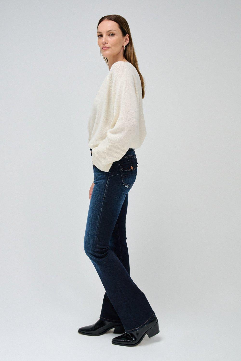 BLUE WONDER PUSH UP BOOTCUT JEANS, , large image number 2