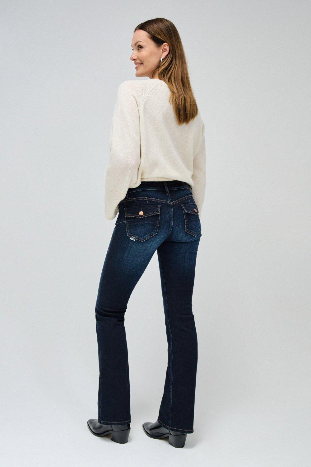 BLUE WONDER PUSH UP BOOTCUT JEANS, , large image number 3