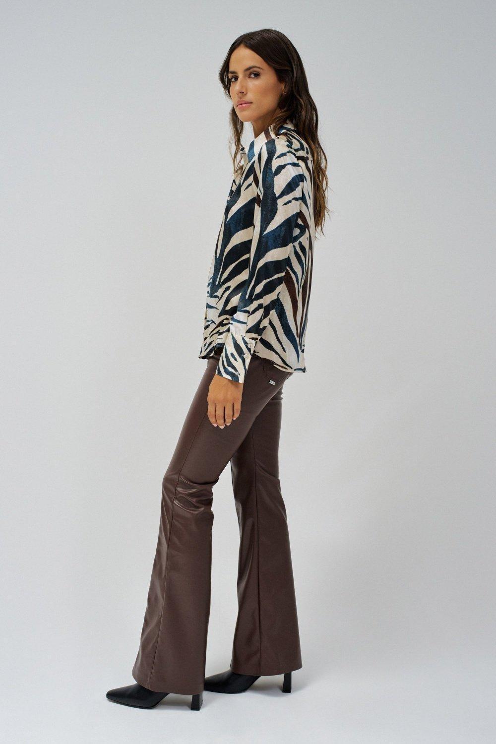 Satin Basic Shirt, , large image number 2