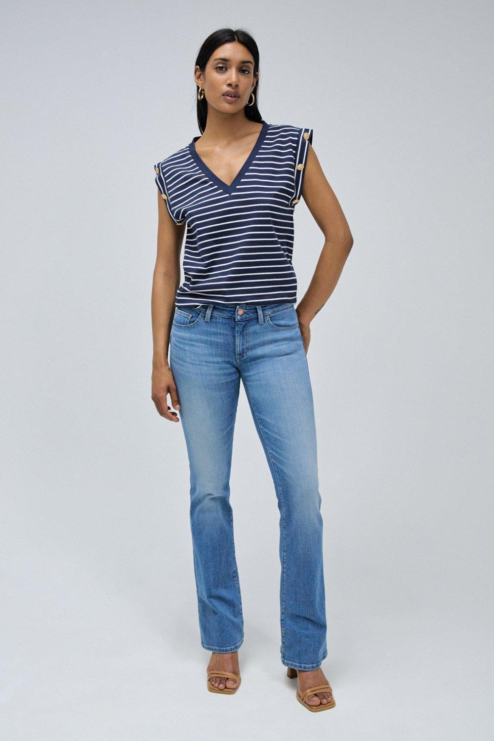 Sailor Metallic Buttons T-Shirt, , large image number 1