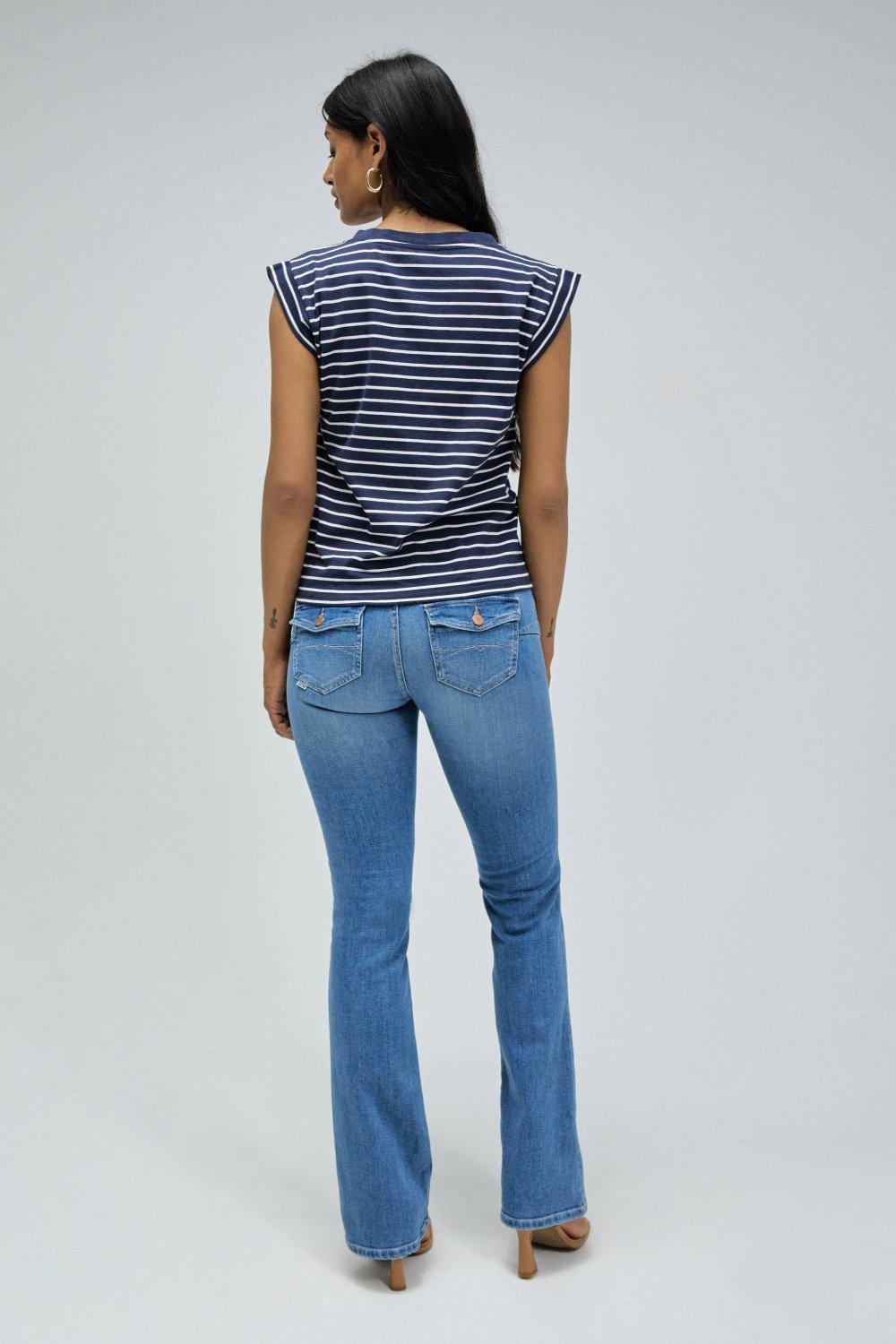 Sailor Metallic Buttons T-Shirt, , large image number 3