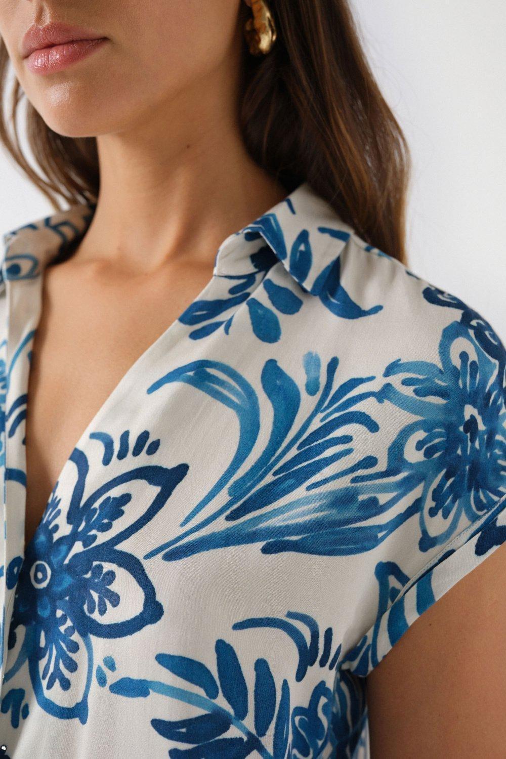 Floral Print Shirt, Beige, large image number 4