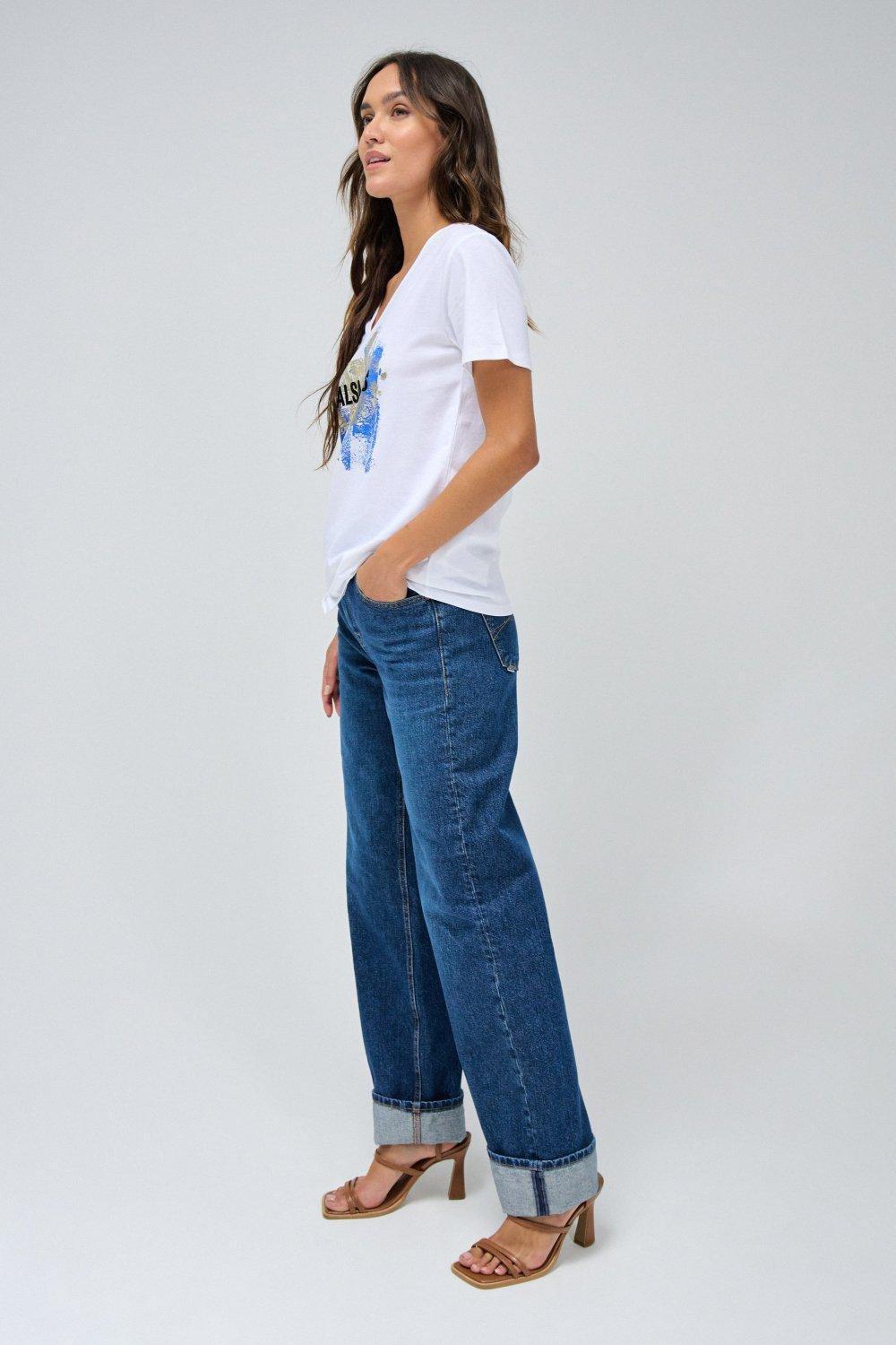 Printed T-Shirt, White, large image number 2