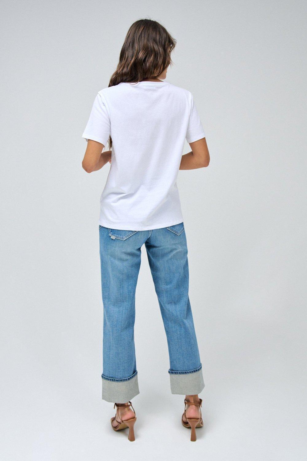 Printed T-Shirt, White, large image number 3