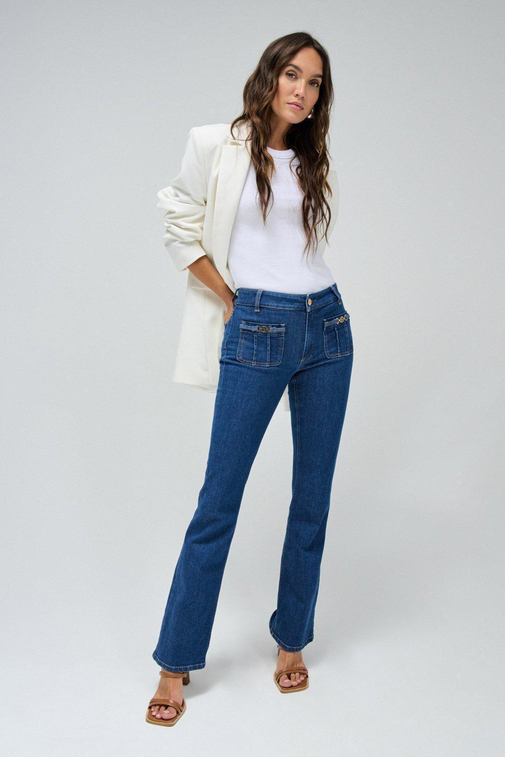 Blue Jeans Destiny Push Up Bootcut, , large image number 1