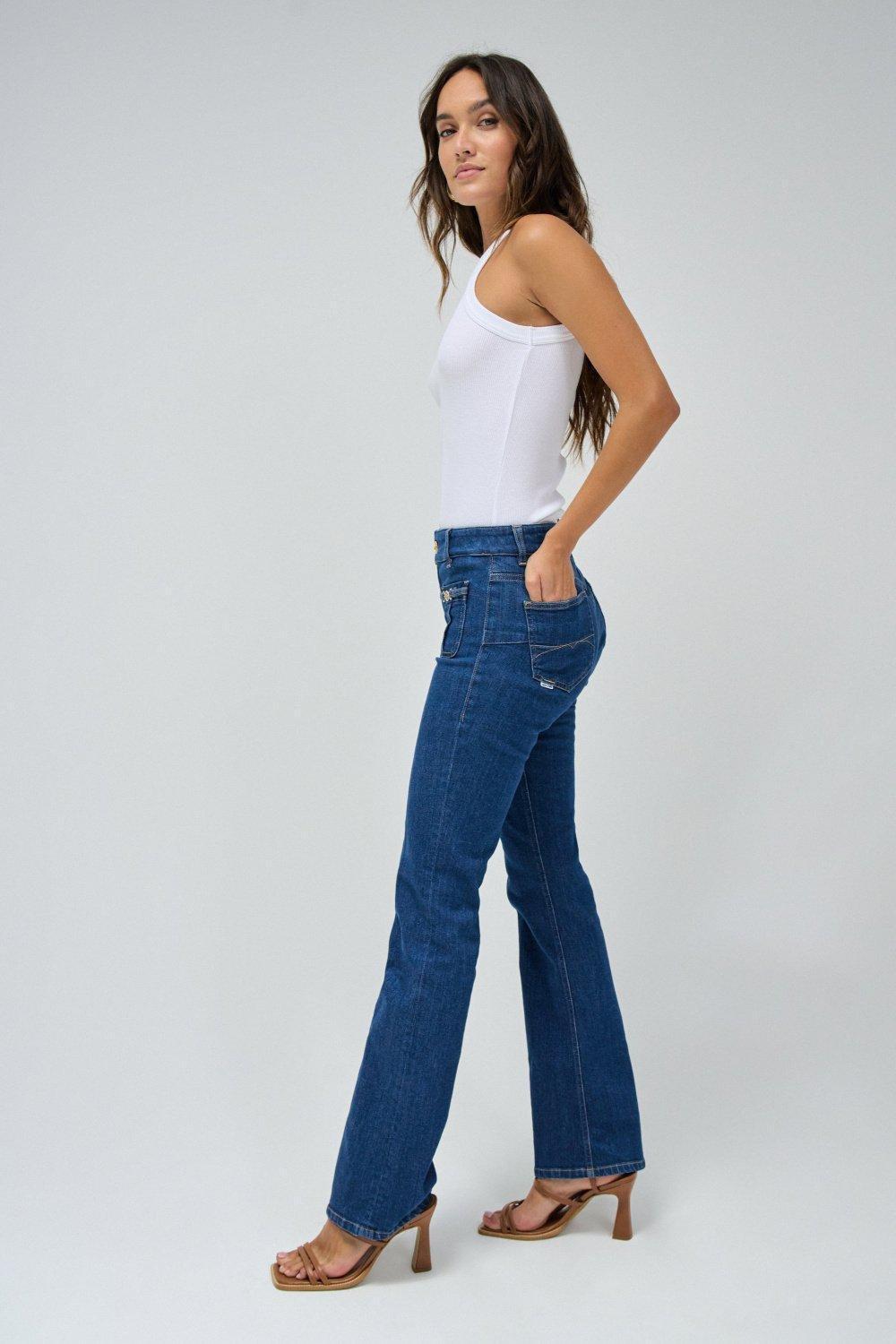 Blue Jeans Destiny Push Up Bootcut, , large image number 2