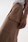 Salsa Jeans - Brown Wrapover Suede Skirt