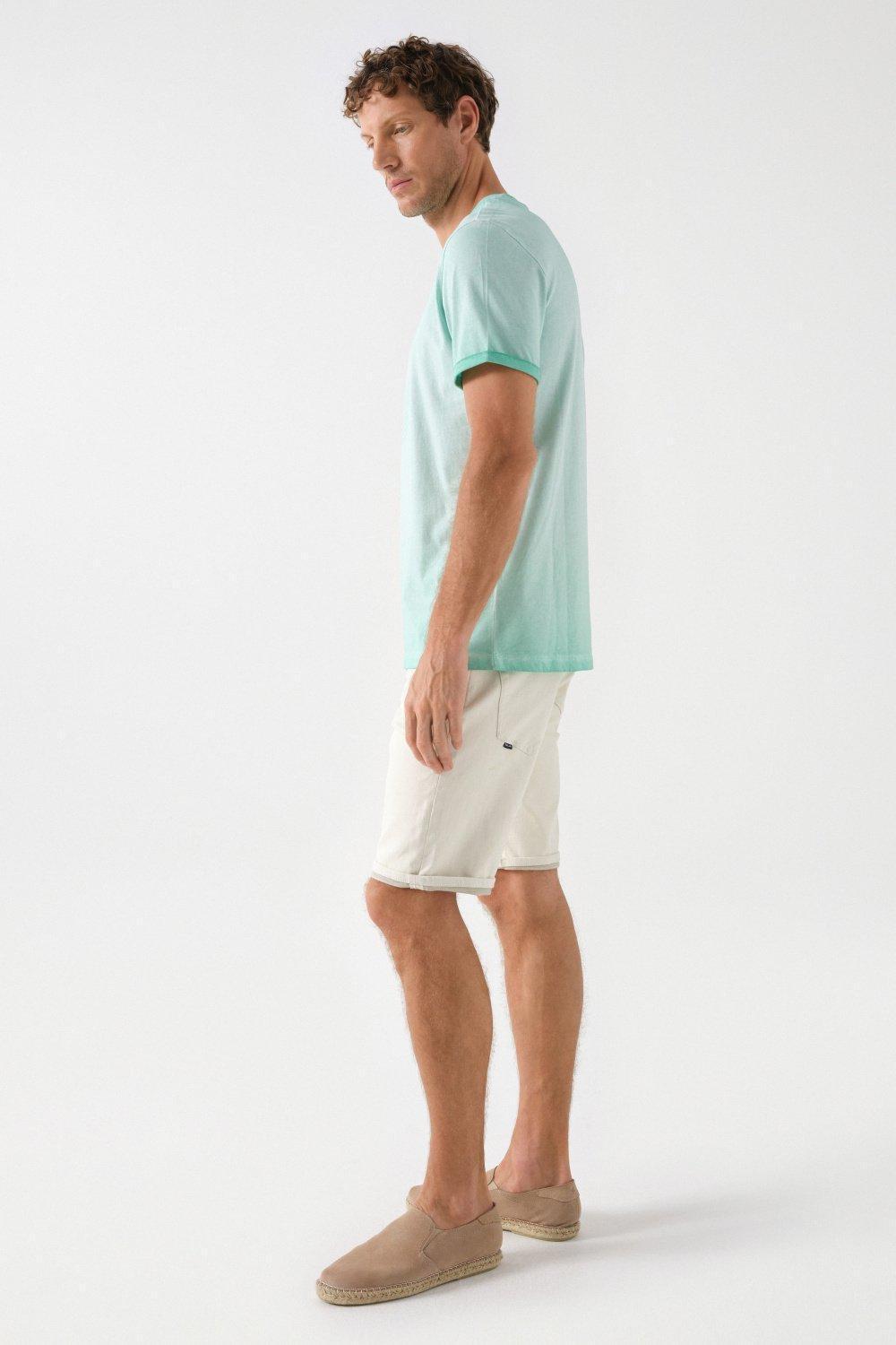 Printed T-Shirt, Green, medium