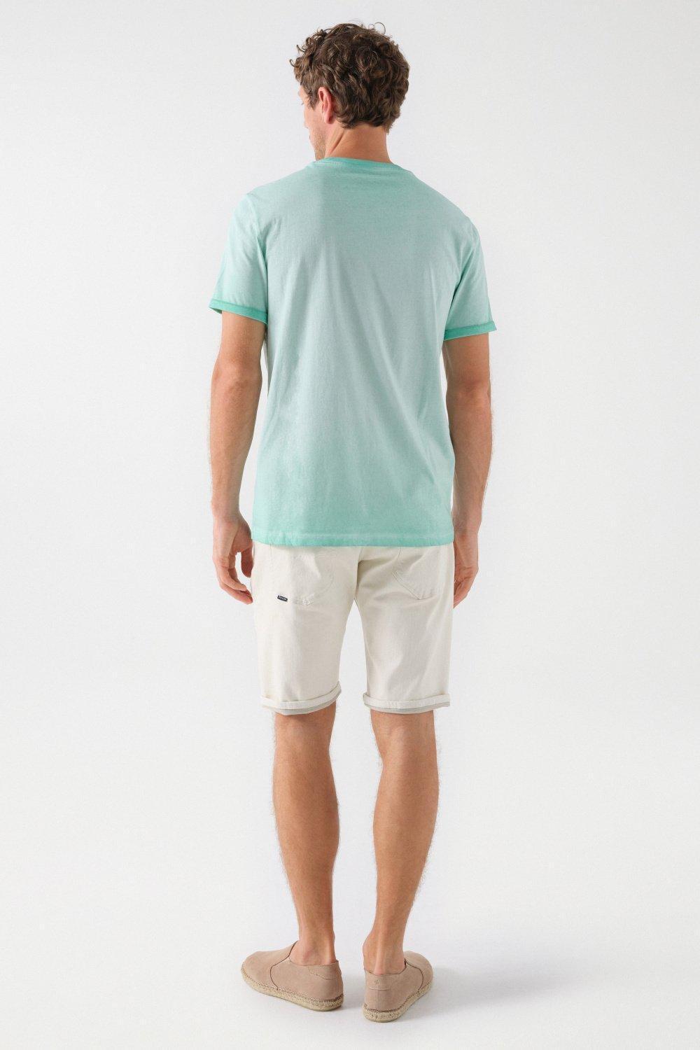 Printed T-Shirt, Green, large image number 3