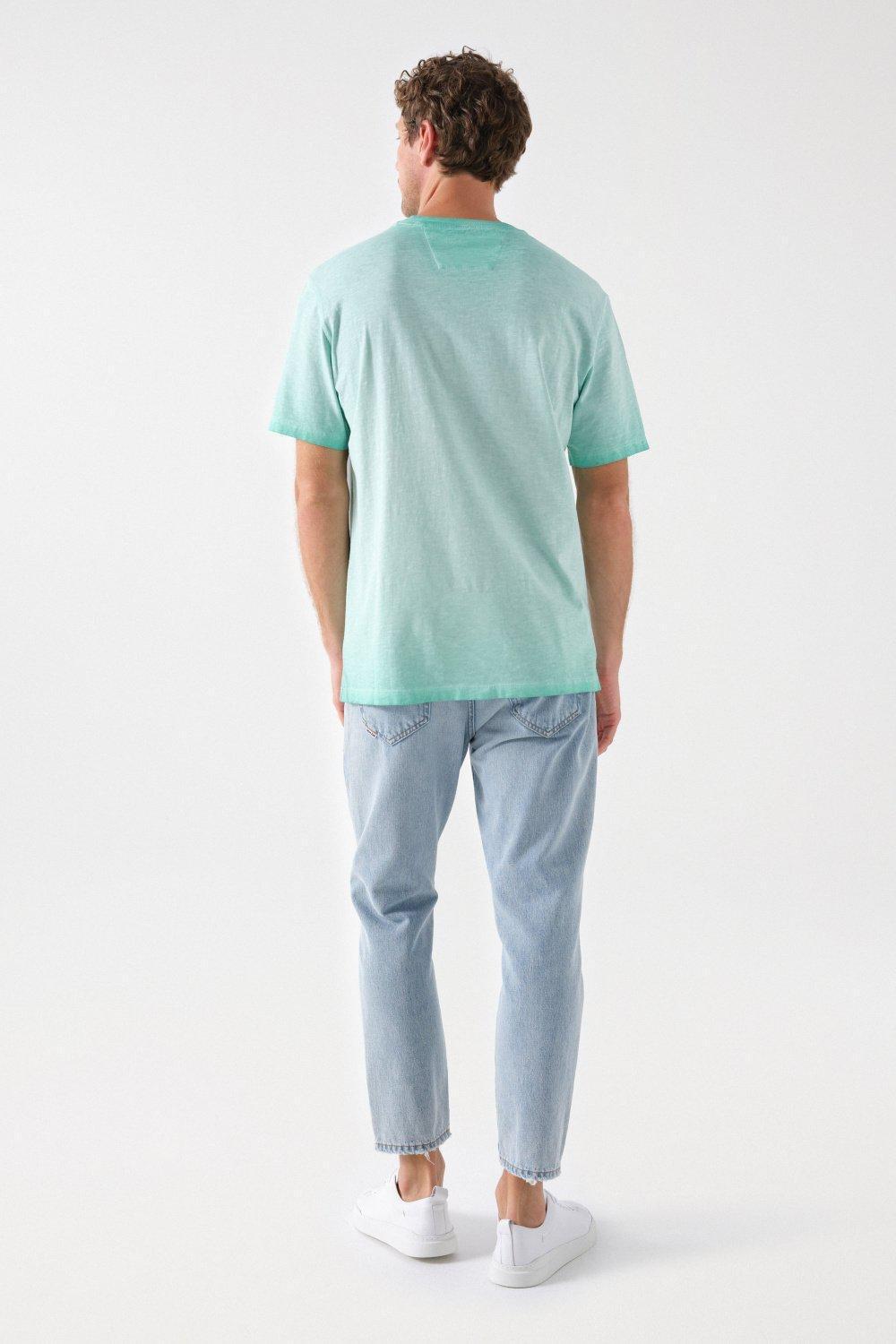 Green Branded Print T-Shirt, , large image number 3