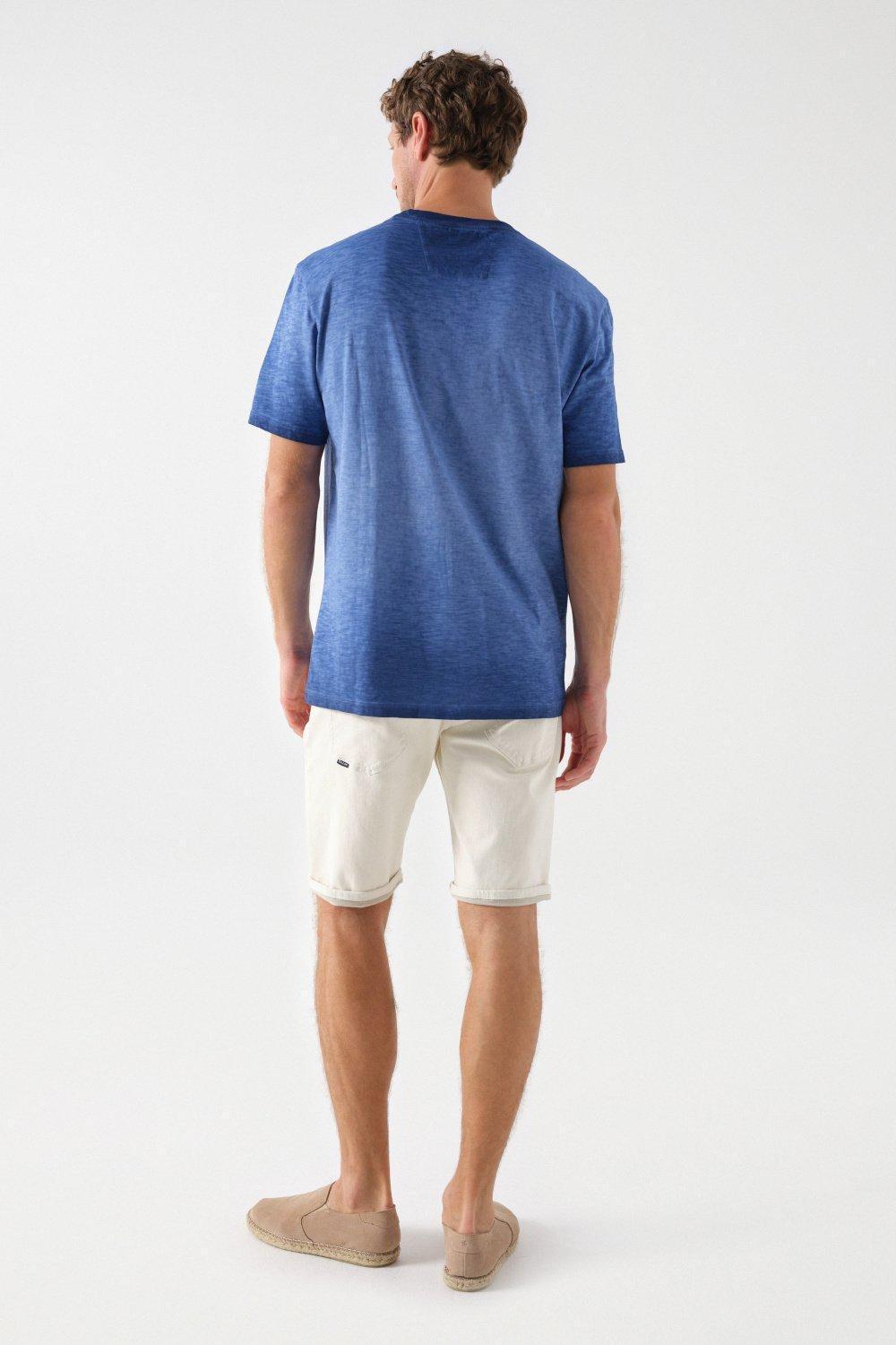 Branded Print T-Shirt, Blue, large image number 3